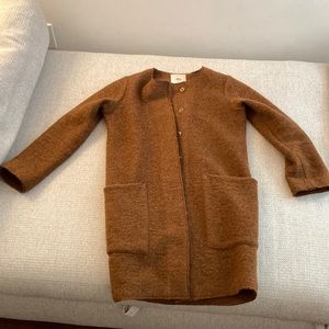 Zara light sweater coat